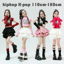 キッズダンス おしゃれ 黒 白 粉 赤 紫 蝶柄 セットアップ 女の子 チアガール ドラムショー 公演服 hiphop K-pop 舞台 団体服 演出服 ガールズ ダンスウェア ファッション へそ出し Tシャツ+カフス+スカート 演出服 練習着 イベント 発表会 110-180 ストリートダンス