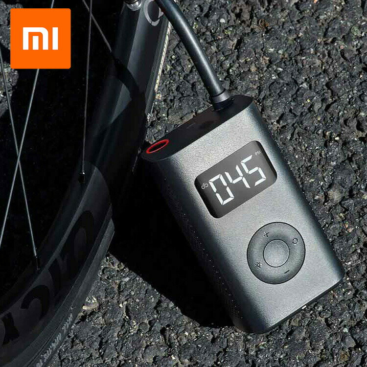 シャオミ xiaomi 空気入れ 自転車 充電式 電動エアーコンプレッサー【オートバイ 車 エアポンプ ボール エアーコンプレッサー エアコンプレッサーツール 電動空気入れ