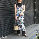 サマーセール ハンドペイント風キャミワンピース キャミワンピース リゾート柄 迷彩柄 夏 レディース ワンピース フェス タイダイ ロング丈