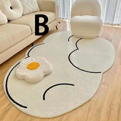 送料無料 マット 200*300cm 全2デザイン シンプル リビング 吸水 防音対策 水洗い キズ防止 寝室 トイレ ラグマット ラグカーペット 滑り止め 部屋用 カーペット対応 ふわふわ 北欧風 オールシーズン c-ditan-4598-gg [3]