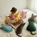 送料無料 【40*30cm】 6カラー ぬいぐるみ 抱き枕 ネコ 可愛い 猫 腰クッション 背もたれ おしゃれ かわいい 贈り物 ギフト インテリア 置物 デス...