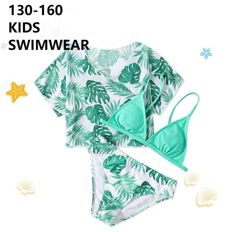 送料無料 子供水着 3点セット キッズ 子供 セパレート タンキニ 女の子 セパレート 女の子 水着 キッズ 水着 女の子 ガールズ ジュニア 水着 スクール水...