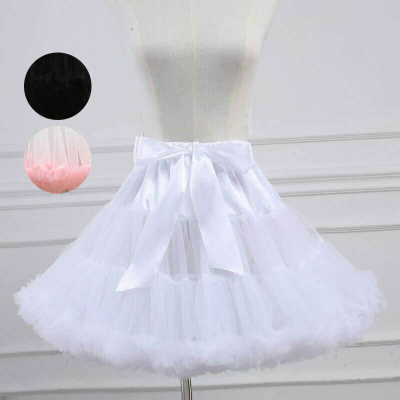 送料無料 パニエ ボリューム スカート ペチコート ブラック ふわふわ チュチュスカート チュール ふんわり パーティー 女の子 c-wudao-6647-gg