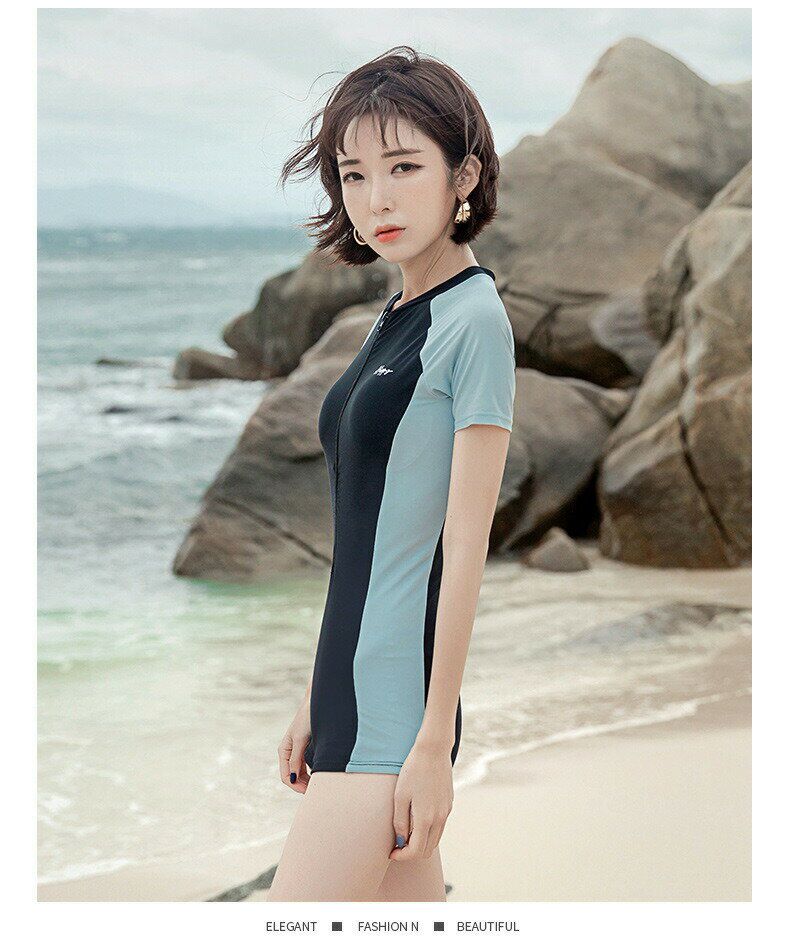 送料無料 150~170cm 38〜60kg 水着 レディース ビキニ スカート ワンピース 見せパンツ バックシャン バックフリル 可愛い かわいい スポーツ 体型カバー水着 おしゃれ セパレート セクシー ママ水着 20代 30代 40代　c-yongyi-7814-gg 3