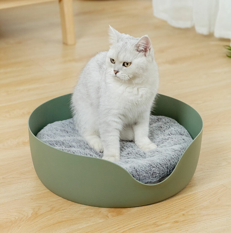 送料無料 ペットベッド 40*35*13cm おもちゃ 両用 爪とぎ おしゃれ 犬 ベッド 犬用品 猫用品 ペットソファ ペット用品 クッション 四季適用 小型犬用 猫用ベッド ペット用 c-chongwu-8242-ggのサムネイル