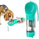 送料無料 ペットウォーターボトル 給水器 多種ペット携帯用水飲みボトル 水槽付き 水漏れ防止 犬猫など シャベル付き 手軽に水分補給 犬 散歩 ランニング アウ...