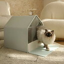送料無料 猫 トイレ 猫用品 46*41*46cm キャットトイレ ホウスタイプ house マット付き 本体 フルカバー 猫トイレ お掃除簡単 飛び散りにくい...