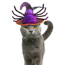 送料無料 ペット帽子 ハロウィン Halloween クモ 可愛い 犬猫ハット ペット用コスプレ 着脱簡単 小中型犬 猫 犬 キュート 面白い 撮影道具 蜘蛛 ...