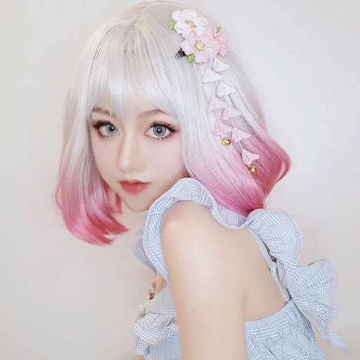 かつら フルウィッグ ショート ピンク ホワイト 医療用 セミロング lolita cosplay コスプレ ゆるふわ ミセス レディース 大人 コスプレ かつら ゆるふわ ミセス c-jiafa-10914-gg かつら フルウィッグ ショート ピンク ホワイト 医療用 セミロング lolita cosplay コスプレ ゆるふわ ミセス レディース 大人 コスプレ かつら ゆるふわ ミセス c-jiafa-10914-gg