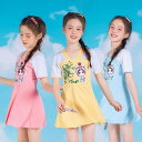 送料無料 120~130cm 20~30kg 子供水着 キッズ ジュニア 子供 キッズ 子ども用 スクール水着 みずぎ 子供水着 フリル ラッシュガード ワンピース 女の子 ガールズ キッズ c-yongyi-11591-gg(4)