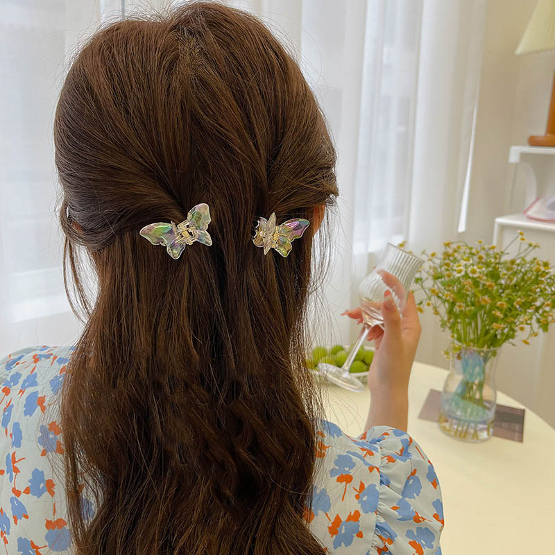 楽天JoliePoupee送料無料 3点セット 小さめ ヘアクリップ 髪どめ ins かわいい キラキラ まとめ髪 ヘアアクセサリー ヘアアレンジ おしゃれ 結婚式 蝶々春 バレッタ シンプル バンスクリップ ウェディング ギフト プレゼント 発表会 七五三 結婚式 お祝い 子供 大人 c-fajia-12119-gg
