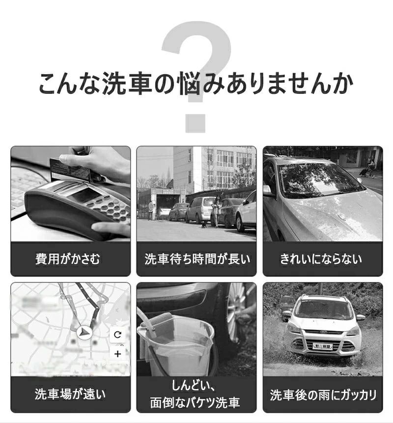 高圧 洗浄 ノズル ホース セット 高圧洗浄ノズル 高圧洗浄 電源不要 洗車 ホース 2...