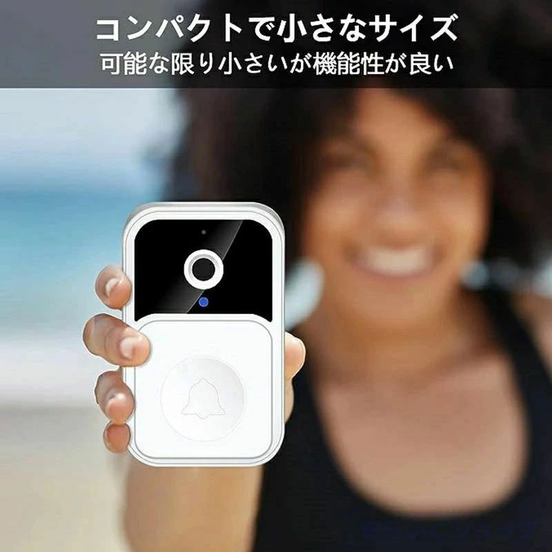 【PDF日本語説明書あり】スマホでインターホンの応対ができるスマートドアベル ビ...