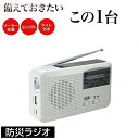 【P5倍+最大2,000円OFFクーポン配布】 防災ラジオ 手回し充電 ソーラー充電 コンパクト 地震防災 FM/AM/対応 大容量バッテリー ワイドFM対応ラジオ 太陽光充電対応 乾電池使用可能 災害に備える ポータブルラジオ 母の日