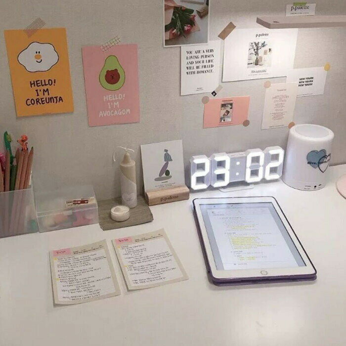 【楽天スーパーSALE半額OFF】 全品デジタル時計 おしゃれ 置き時計 デジタルクロック 置時計 掛け時計 3D 立体 卓上 時計 目覚まし時計 デジタル クロック アラーム アラームクロック かわいい 北欧 デザイン ホワイト 白 LED 光る シンプル インテリア ギフト 送料無料-ss