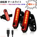【P5倍+最大2,000円OFFクーポン配布】 自転車 テールライト 2個セット 新型IP X-4防水 COBハイライトの4点灯モード 持続持続航 USB充電式LEDランプ自転車テールランプ 屋外夜間照明 安全警告ランプ 夜間走行簡 設置 サイクリング部品(4)