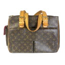 【最終処分SALE】LOUIS VUITTON ルイヴィトン モノグラム PVC トートバッグ ブラウン A-7225