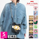 【即納】【正規販売店】【メール便対応】 ball&chain ボールアンドチェーン 正規 バッグ エコバッグ Sサイズ |ミニショルダー ストラップ 刺繍 オシ...