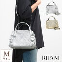 【即納】【正規品】RIPANI リパーニ フリルバッグ 2WAY メタリック Mサイズ 8602OL | バッグ フリル レザー 小さめ ポシェット 本革 イタ...