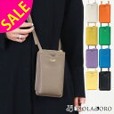 SALE 30%OFF】ヴィオラドーロ スマホショルダー 縦 VIOLAd'ORO スマホポーチ 本革 シュリンク 財布 おしゃれ スマホポシェット 牛革 AD...