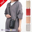【SALE 30%OFF】 ヴィオラドーロ スマホポシェット レディース 縦 キルティング レザー スマホポーチ ショルダー ポーチ お財布ポシェット 財布 お...