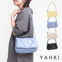 YAHKI ヤーキ クロスボディバッグ YH-719 | 新作 フェイクレザー キルティング風 ショルダー もっちり モード 2WAY 大人っぽい お洒落 高見...