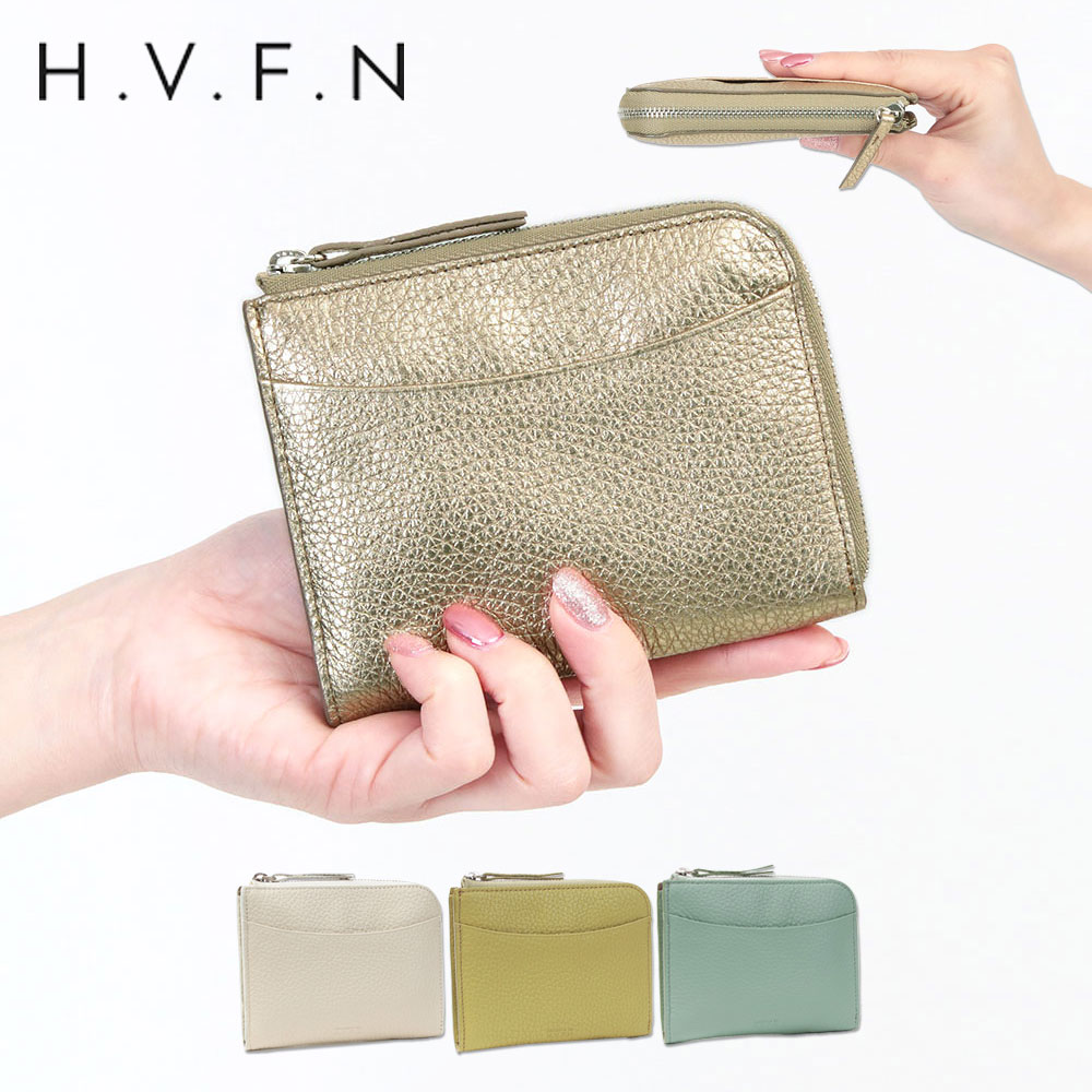 【SALE 30%OFF】H.V.F.N ハブファン 財布 NOAH ファスナーコンパクトウォレット HVCA0201｜HVFN 折財布..