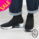 【SALE】ASH アッシュ スニーカー LAZARE 137606 レディース ニットハイカット | 靴 シューズ シークレットヒール 厚底 脚長効果 歩きや