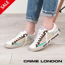 【SALE】 CRIME LONDON クライムロンドン スニーカー レディース DISTRESSED 24SS | ローカット ヴィンテージ加工 ダメージ加工...