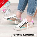 【SALE】【正規品】 CRIME LONDON クライムロンドン スニーカー レディース SK8 DELUXE 24SS | ヴィンテージ加工 ダメージ加工 ...