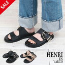 【SALE】 HENRI EN VARGO ヘンリエンヴァーゴ TAMARA 251118 サンダル | サテン バックル 光沢感 フェミニン 春 夏 履きやす...