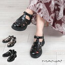 【正規品】 MANA マナ グルカストラップサンダル 531148 |レザー 春夏 ソックスコーデ 脚長効果 おしゃれ 履き心地 モード系 光沢感 クッション性 トレンド 女性 日本製 今西優子 正規品(4)