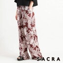 SACRA サクラ ワイドパンツ OVERLAP PAISLEY PANTS 125206113 25summer | ペイズリー プリント コレクターアイテム...