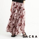 SACRA サクラ スカート OVERLAP PAISLEY SKIRT 125206124 正規品