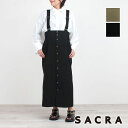 SACRA サクラ ワンピース H.COUNT COTTON サイズ38 125211041 | 新品 夏 ジャンスカ ハイウエスト スタイルアップ ロング丈 ...