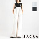 【正規販売店】SACRA サクラ ヴィンテージデニム サロペット 125111051 定番 春夏 ワイドシルエット リラックスカジュアル スタイルアップ 新品 ...