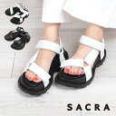 【正規販売店】SACRA サクラ サンダル PADDING LEATHER SDL 125150201 正規品 | スポーツサンダル ボリューム カジュアル リ...