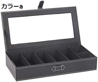 メガネケース 5眼鏡の宝石の収納ボックスサングラスのブレスレットのリングの収納ボックス