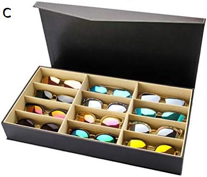 ジュエリーボックスサングラススタンドトレイオーガナイザー眼鏡収納ディスプレイ、アイウェア用アイウェアケースコレクターボックス、ジュエリー、キーホルダー