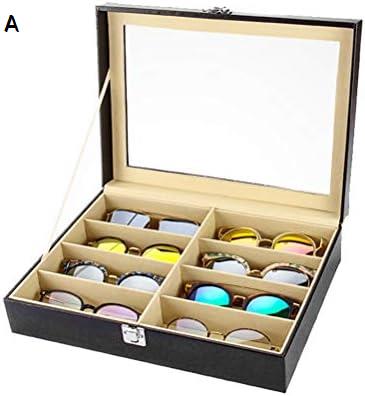 ジュエリーボックスサングラススタンドトレイオーガナイザー眼鏡収納ディスプレイ、アイウェア用アイウェアケースコレクターボックス、ジュエリー、キーホルダー