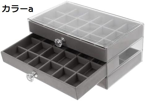 引き出しの宝石箱 イヤリングホルダー リングボックスオーガナイザー 眼鏡 収納 ジュエリーオーガナイザーの引き出し アクリルジュエリーボックス ジュエリーホルダー ジュエリーケース