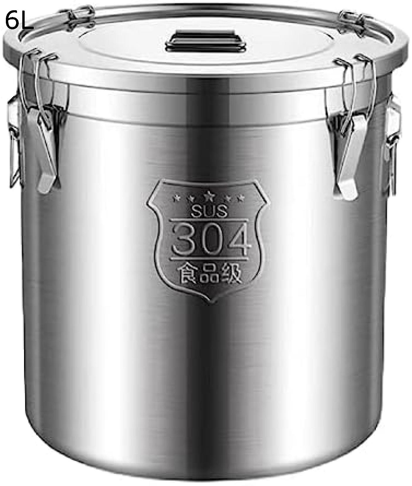 米びつ 米櫃 保存容器 寸胴鍋 こめびつ ライスストッカー お米入れ ステンレス 鍋 蓋付き おしゃれ 大..