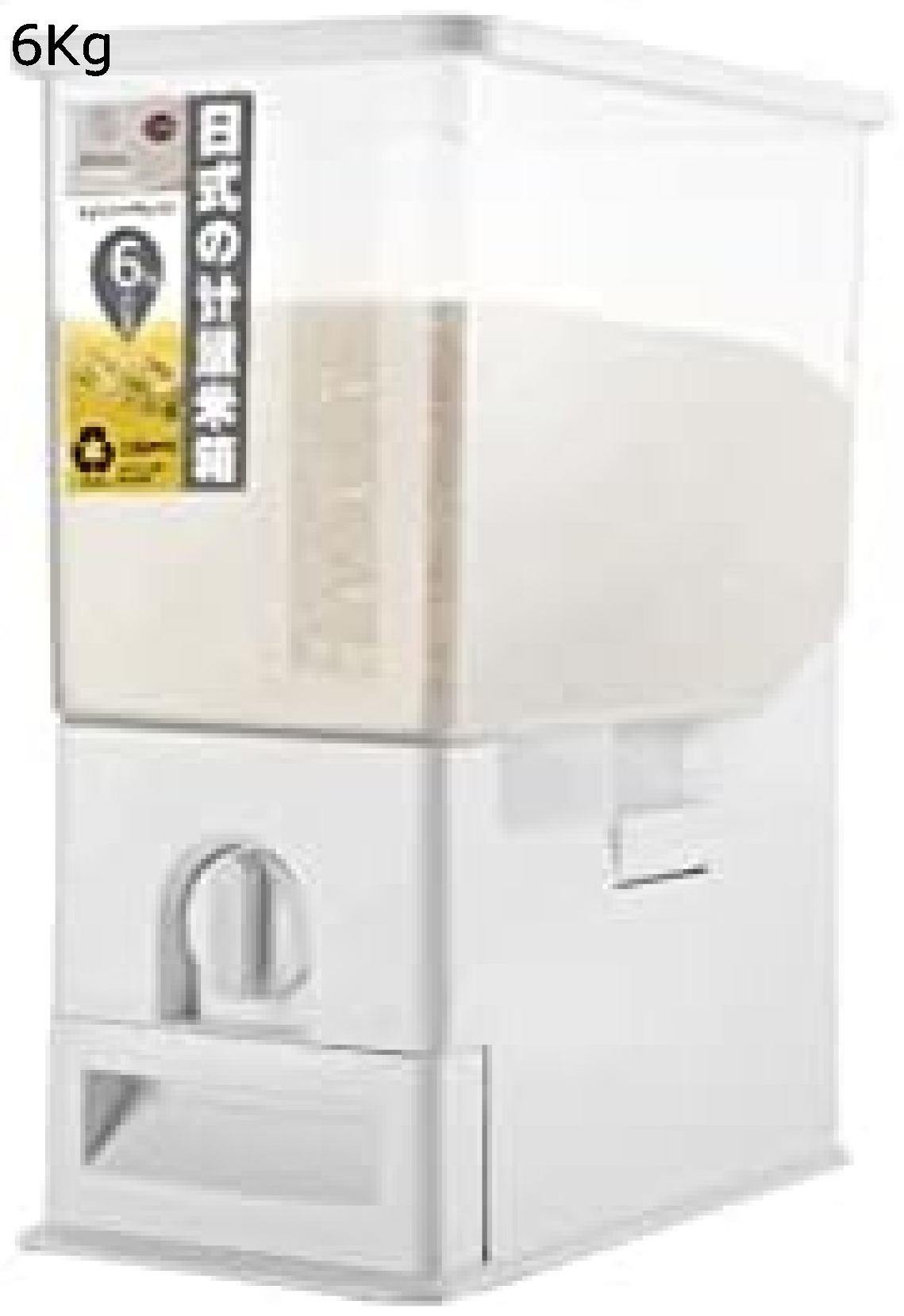 貯蔵容器 昆虫と防湿密封された10kgライス麺棚の箱の電気米の家庭の自動ライス ライスボックス 透明