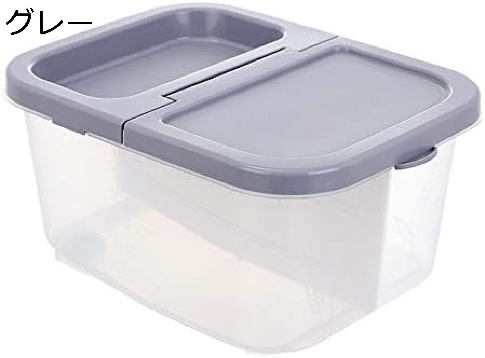 ライスストッカー こめびつ 10Kg 米櫃収納 虫よけ 分格設計 計量カップ付 計量米びつ 卵 調味料 雑穀 ..