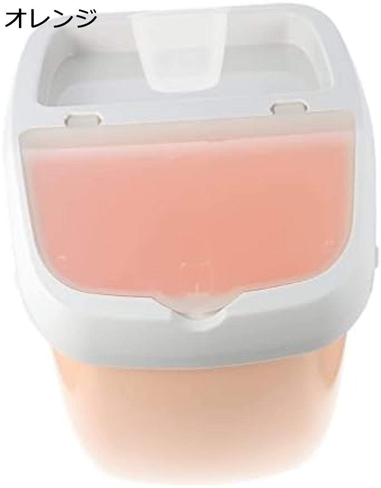 米びつ キッチン シリアルディスペンサー ペットフードのバケツ ドライフードコンテナ キッチンバケツ 防塵 容器 米の保存箱 穀物貯蔵バレル 回転する オートミール pp 37X27CM