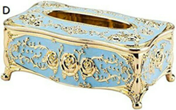 ティッシュケース おしゃれ 高級 ティッシュ ボックス ホルダー ヨーロピアン 北欧風 レトロ アンティーク 調 インテリア 詰め替え 上品 豪華 インテリア プレゼント ヨーロピアン ギフト ゴージャス ローズ