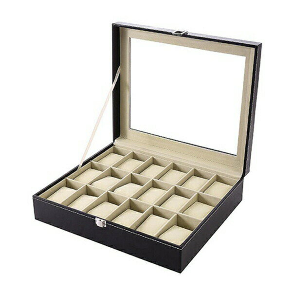 腕時計収納ケース　コレクションケース　腕時計ボックス　ウォッチボックス　大容量　ディスプレイケース　整理ボックス　時計保管　収納ボックス　高級感　アクセサリーケース　誕生日プレゼント　おしゃれ