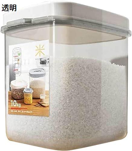 ライスストッカー 米櫃 米びつ お米保存容器 冷蔵庫 こめびつ 透明可視化窓 残量確認可 米入れ お米保存容器 貯蔵タンク おしゃれ 密閉 小麦粉 駄菓子 大容量 清潔便利 砂糖 計量カップ付き 5KG キッチン収納