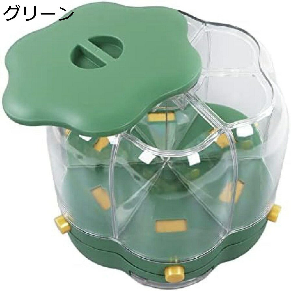 米びつ 防湿 防虫 360度回転 透明 キッチン収納 食品保存容器 大容量 ライスディスペンサー 米 小麦粉 豆 穀物 グリーン 9kg