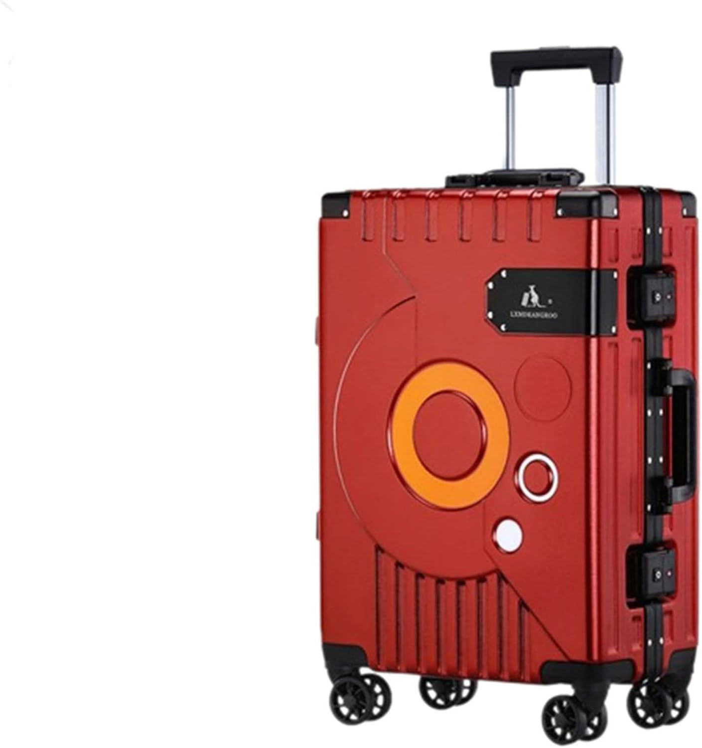 スーツケース キャリーケース 機内持ち込み 35L キャリーバッグ TSAローク搭載 アルミフレーム 超軽量 小型 耐衝撃 静音 ダブルキャスター 360度回転 旅行 ビジネス 出張 レッド Sサイズ